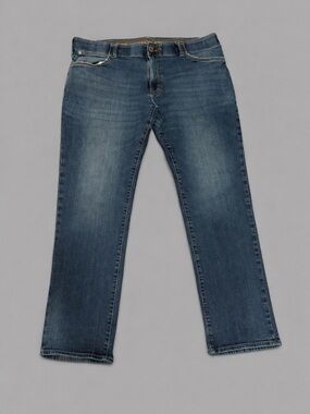 Lee Mens Regular Fit Straight Leg Motion Stretch Blue Denim Jeans 38x32